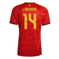 Camiseta Bélgica Dodi Lukebakio #14 Primera Equipación Replica Mundial 2026 mangas cortas